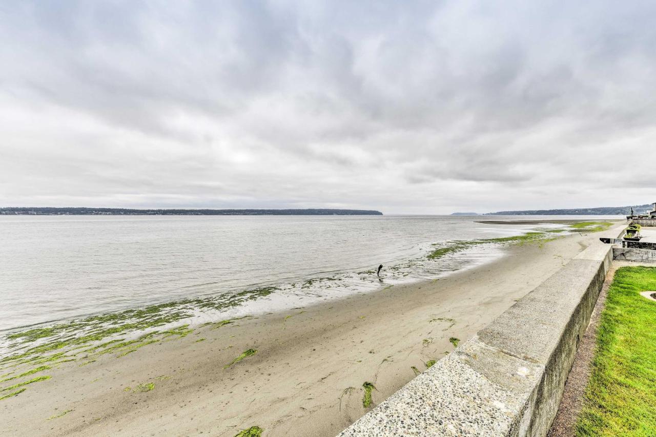 Beachfront Whidbey Island Home And Apartment! Langley Buitenkant foto